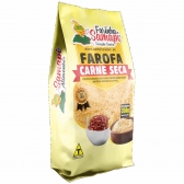 Farofa Pronta Artesanal Carne Seca Samapi Pacote 350g